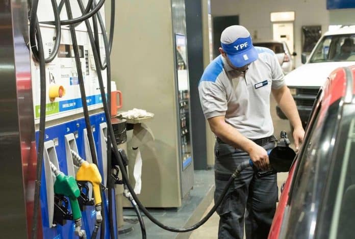 combustible nafta ypf